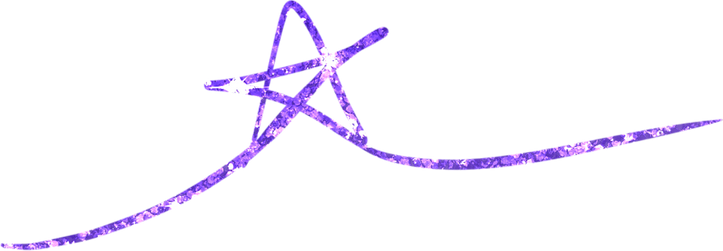 Purple Star Glitter